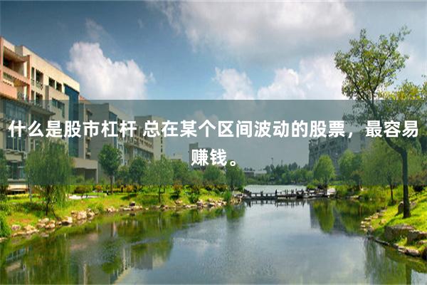 什么是股市杠杆 总在某个区间波动的股票，最容易赚钱。