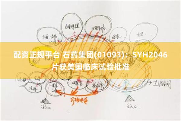 配资正规平台 石药集团(01093)：SYH2046片获美国临床试验批准